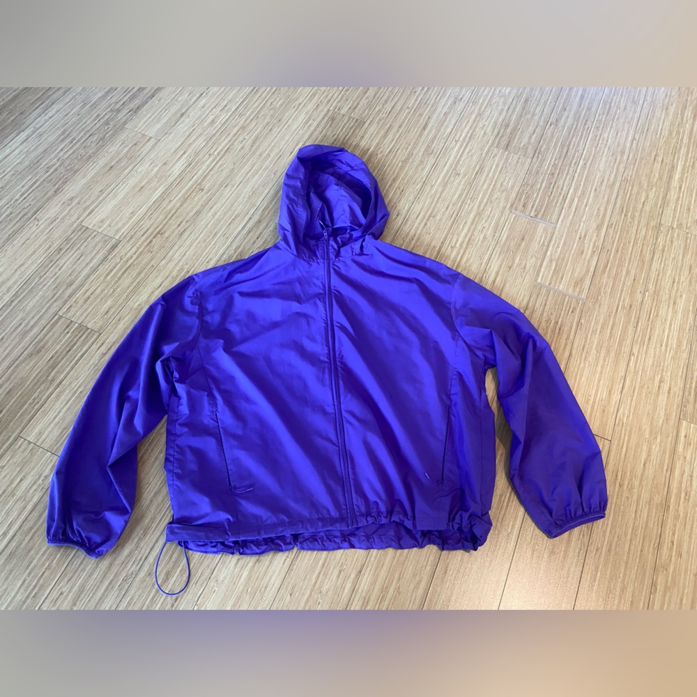 Uniqlo Purple Hooded UV Protectant Pocket Jacket